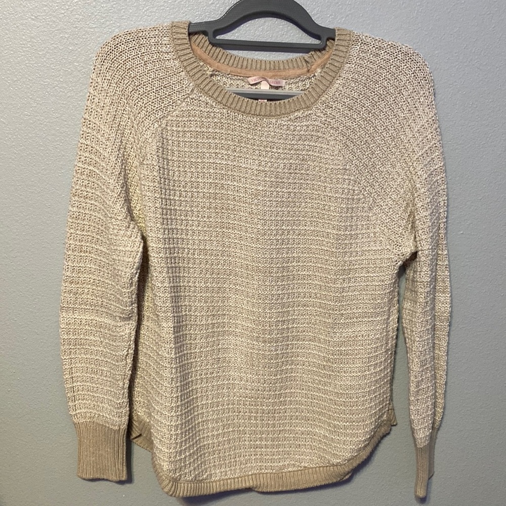 Victoria’s Secret, sweater, cream/ tan color, small